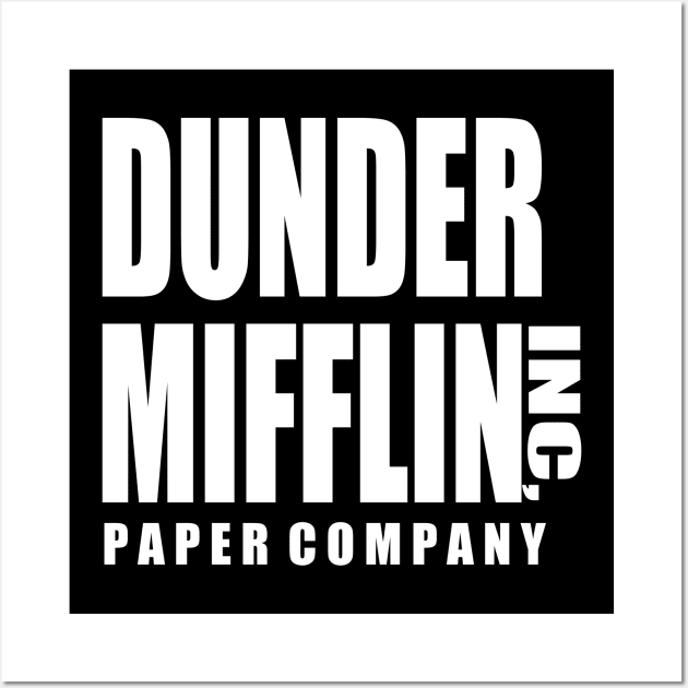 Dunder Mifflin Inc Wall Art by Sempolan Art